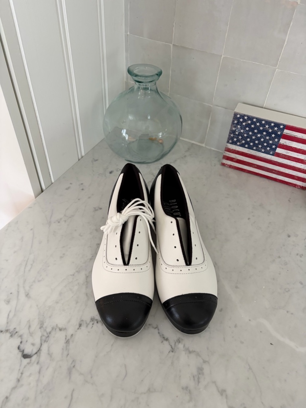 Jason Samuels Smith Spectator Tap Shoes NWT 🖤🤍🖤🤍 - Picture 5 of 8